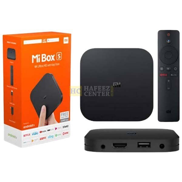Xiaomi Mi Box S - 4K Ultra HD Streaming Media Player - Google Assistant | Chromecast Built-in - MDZ-22-AB