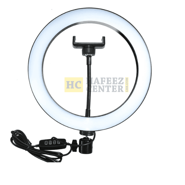 22cm Ring Light with Tripod & Mobile Holder-Hafeez Center Lhr