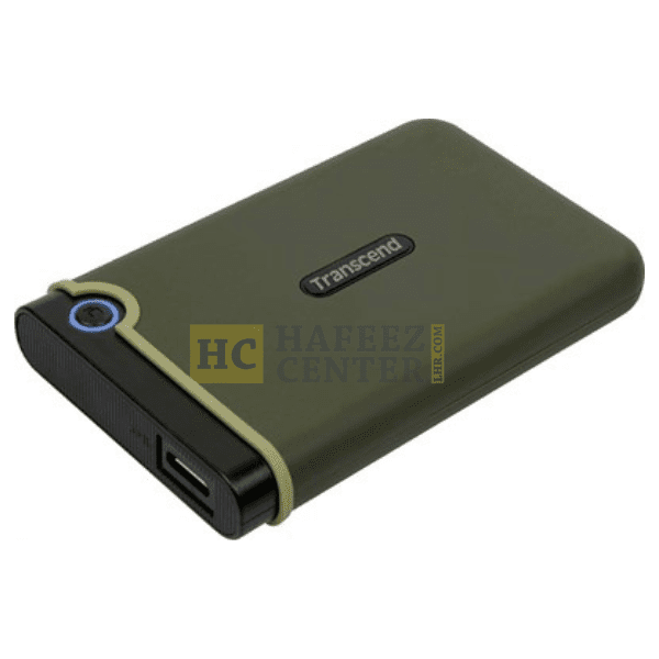Transcend StoreJet 25M3 2TB USB 3.0 Portable Hard Drive - TS2TSJ25M3G - Military Green - Hafeez Center Lhr