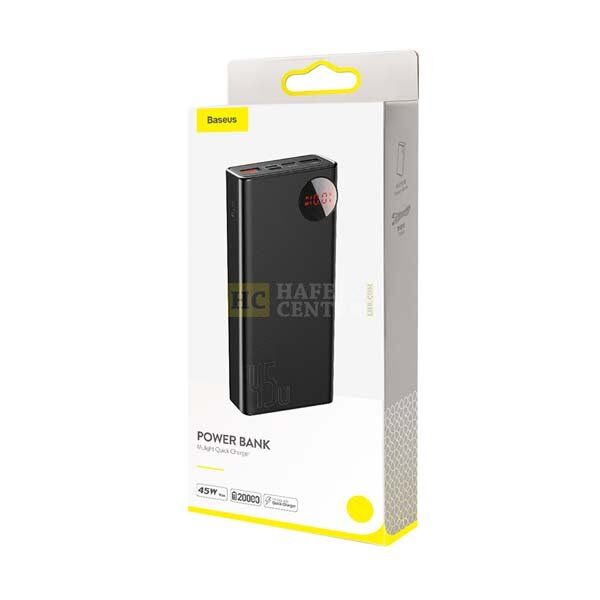 Baseus Mulight Digital Display Quick Charging Power Bank 3 Input 3 Output 45W 20000mAh - Image 2