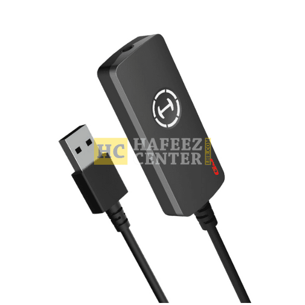 EDIFIER HECATE GS02 USB Sound Card 7.1 Virtual Surround Sound RGB Lighting USB to 3.5mm Sound Card for PC Laptop Live Steaming