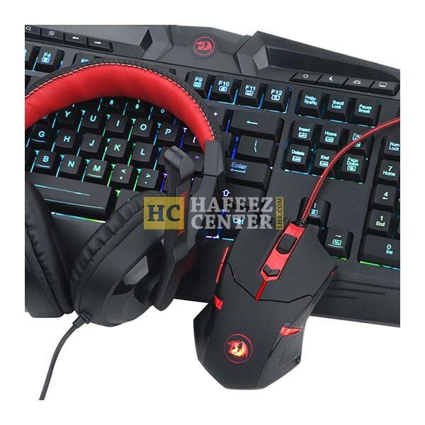 REDRAGON S101-BA-2 WIRED GAMING KEYBOARD, MOUSE, HEADSET, MOUSEPAD COMBO SET (4 IN 1)