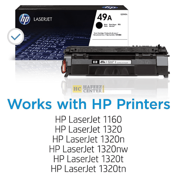 HP 49 Low Yield Black LaserJet Toner LaserJet 1160, 1320, 3390, QA,5949A - Image 2
